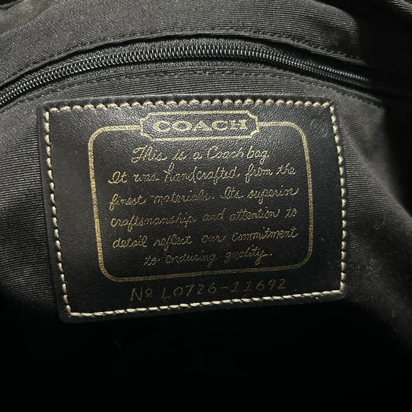 Coach Black & Gray Signature CC Tote Bag - Picture 3 of 12